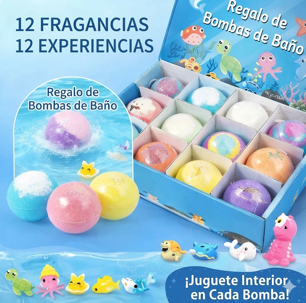 Happy Bombs™ – La Hora del Baño Nunca Fue Tan Divertida 🌈