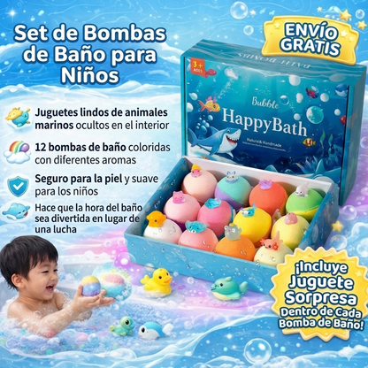 Happy Bombs™ – La Hora del Baño Nunca Fue Tan Divertida 🌈
